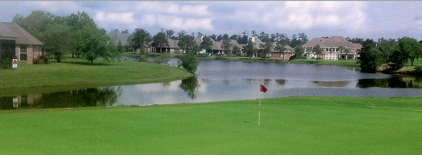 Oak Harbor Golf Course New Orleans LA Lake Flag Photo