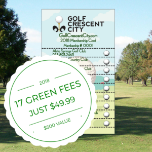 Discount Golf Green Fees in New Orleans