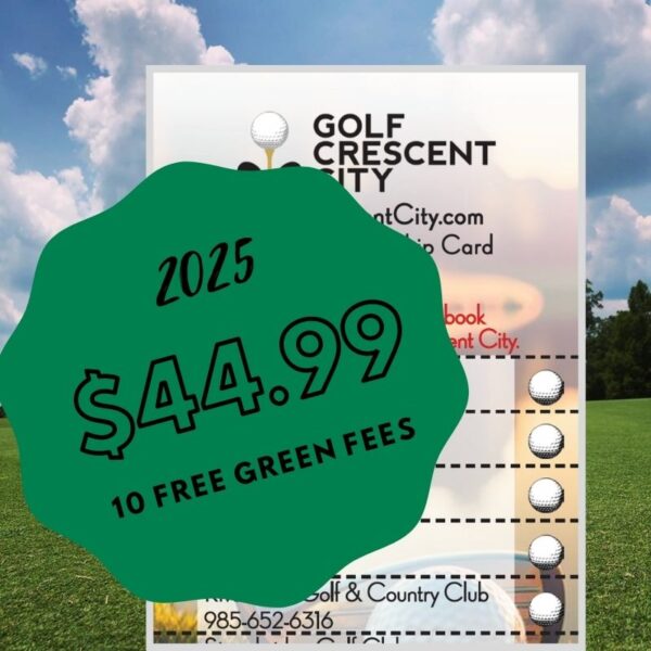 Discount golf card in New Orleans, LA